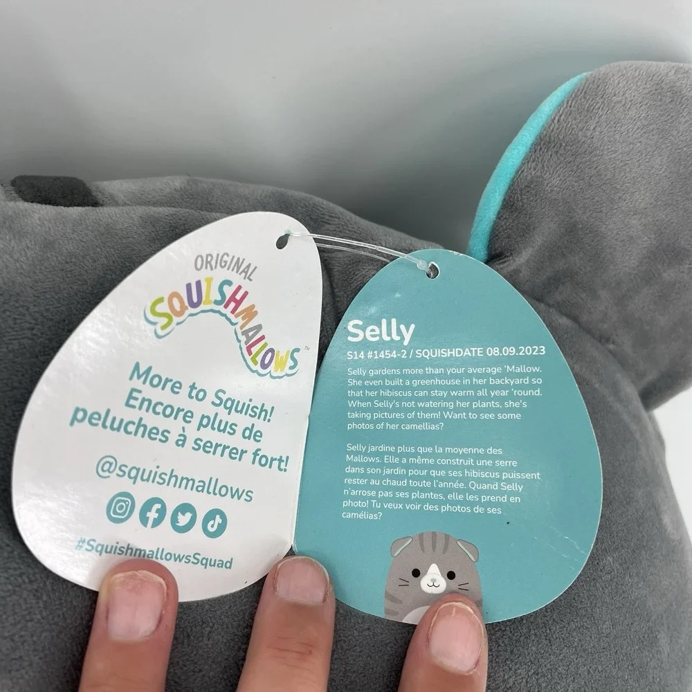 Original Squishmallows Selly the Cat 14